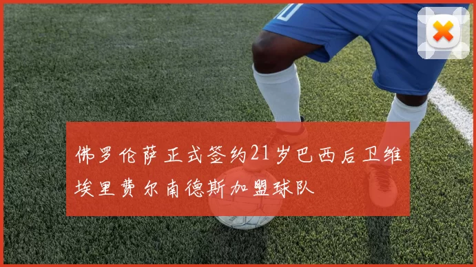 佛罗伦萨正式签约21岁巴西后卫维埃里费尔南德斯加盟球队