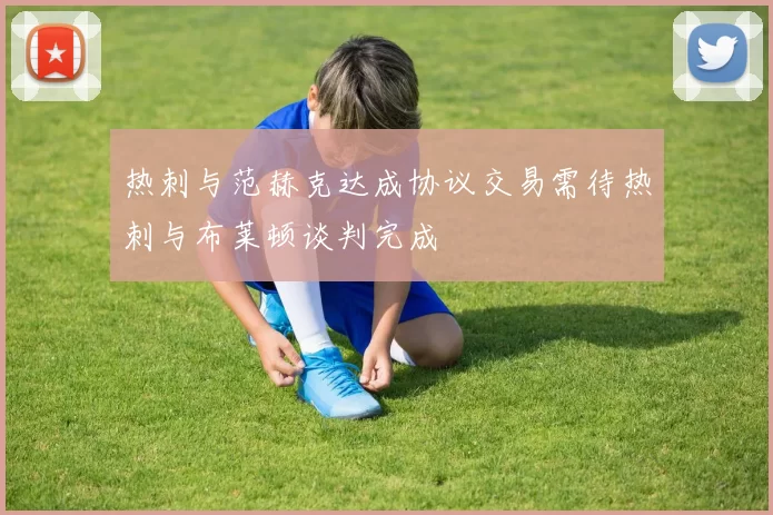 热刺与范赫克达成协议交易需待热刺与布莱顿谈判完成